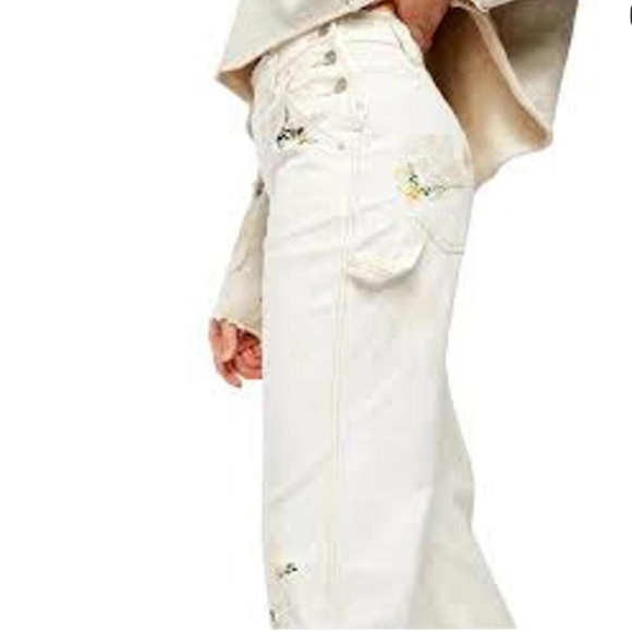 FREE PEOPLE WE THE FREE LOVE ALIVE HIGH RISE PATCHWORK BOYFRIEND JEAN SIZE 29 - Picture 4 of 16